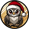 Owl Christmas X-Mas