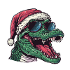 Alligator Christmas Funny