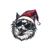 Cat Christmas Funny