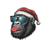 Gorilla Christmas Funny