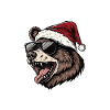 Bear Christmas Funny