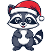 Raccoon Christmas