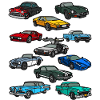 Retro Cars.Automotive Lovers T-Shirt