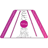 dulcimer pourpre rose