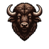 Bison d’Amérique Buffalo Faune Cowboy