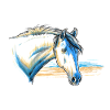 Camargue Horse Portrait