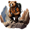 Bears Mountaineers / Hiking Bear