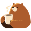 Bären brauchen Kaffee