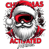 Weihnachtsmann mit Skibrille - Christmas Mode
