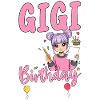 Gigi de la fille d’anniversaire