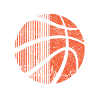 Basketball Heartbeat Graphic
