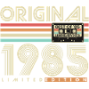 Originale 1985 Vintage Vintage Compleanno Retrò