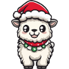 Alpaca Llama Christmas