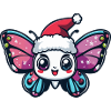 Butterfly Christmas Cute