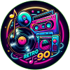 Retro 90s Logo