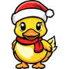 Duck Christmas Cute