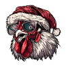 Rooster Christmas Funny