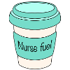 Café de carburant drôle d’infirmière pour infirmière
