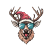 Deer Christmas Funny