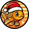 Goldfish Christmas X-Mas