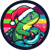 Caméléon Noël Noël
