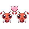 Ant Couple Love Valentine's Day