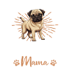 Pug Groovy Pug Mom