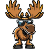 Moose Comic Cool