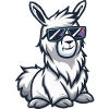 Alpaca Llama Comic Cool