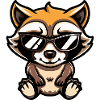 Raccoon Comic Cool