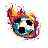 Fodbold Flame Fodboldspiller