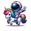 Astronaut Einhorn