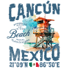 Cancun Skyline at the Beach