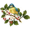 Bunter Vogel
