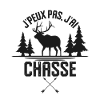 Chasse Cerf Bois