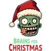 Funny Christmas Zombie