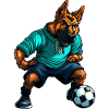 German Shepherd Football