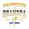Promoted To Grandpa Est 2025 Cool New Grandfather