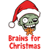 Funny Christmas Zombie