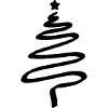 Arbre de Noël abstrait