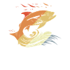 Fish Drawing Retro Style