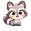 Waschbären Waschbär