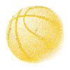 Basketball goldfarbig