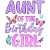 Tante de la fille d’anniversaire