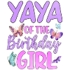 Yaya de la fille d’anniversaire