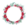 Buchstabe p Blumenkranz