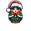 Matriochka russe Noël Russie