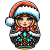 Russian Matryoshka Christmas Russia