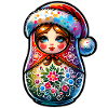 Russian Matryoshka Christmas Russia