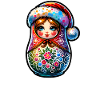 Matriochka russe Noël Russie